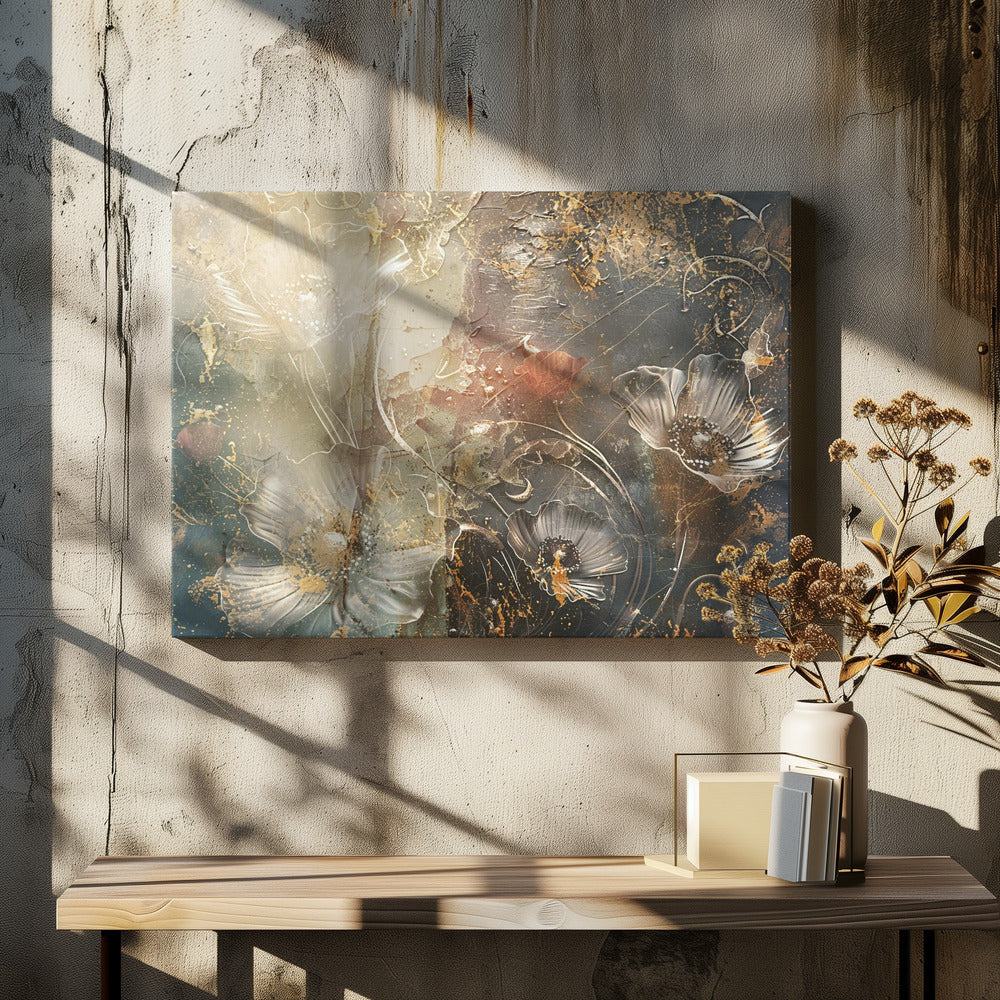 Wall art Flower Floral Art Illustration Wallart 042-canvas-DECOROLALA