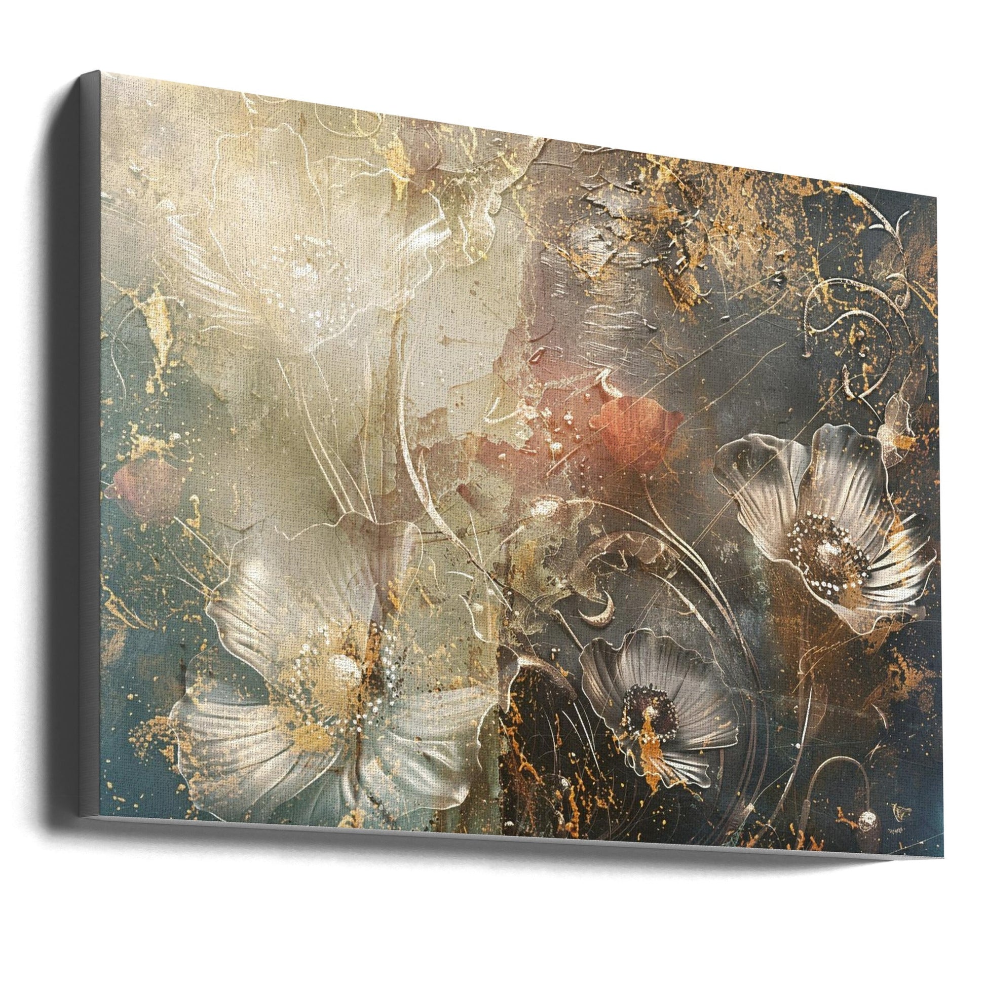 Wall art Flower Floral Art Illustration Wallart 042-canvas-DECOROLALA