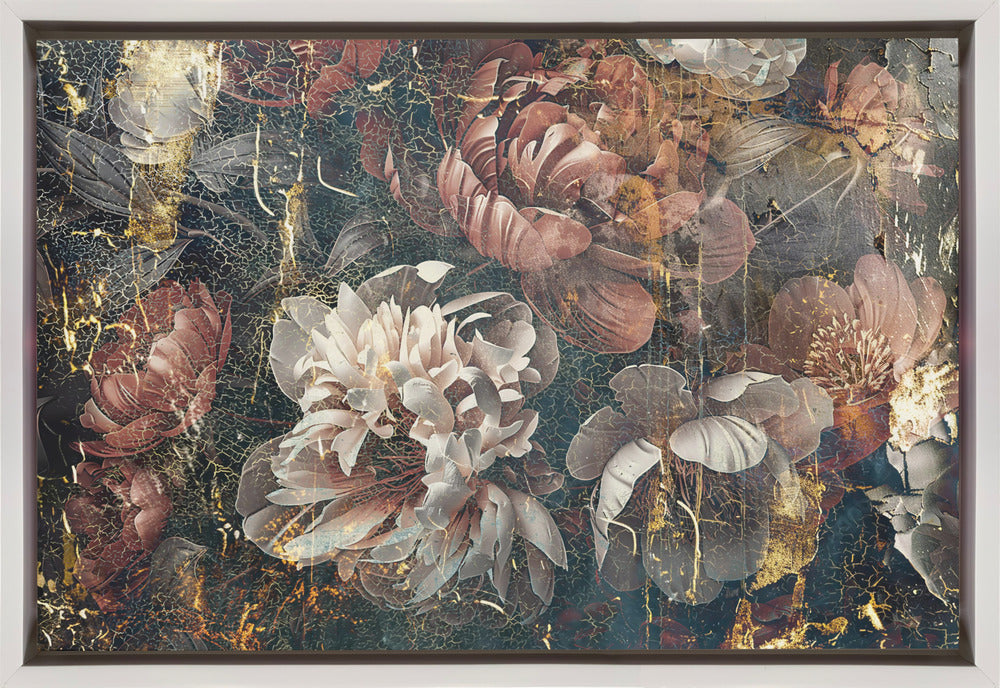 Wall art Flower Floral Art Illustration Wallart 068-canvas-DECOROLALA