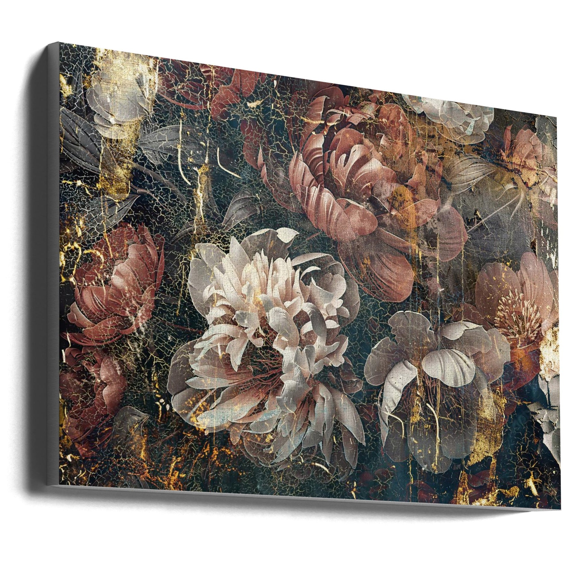 Wall art Flower Floral Art Illustration Wallart 068-canvas-DECOROLALA