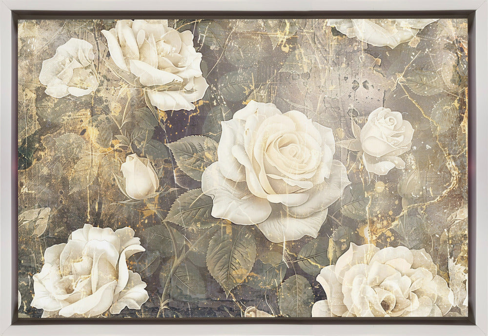 Wall art Flower Floral Art Illustration Wallart 069-canvas-DECOROLALA