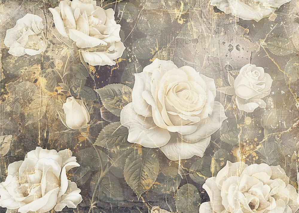 Wall art Flower Floral Art Illustration Wallart 069-canvas-DECOROLALA