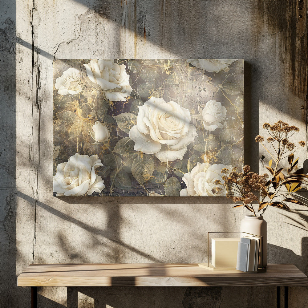 Wall art Flower Floral Art Illustration Wallart 069-canvas-DECOROLALA