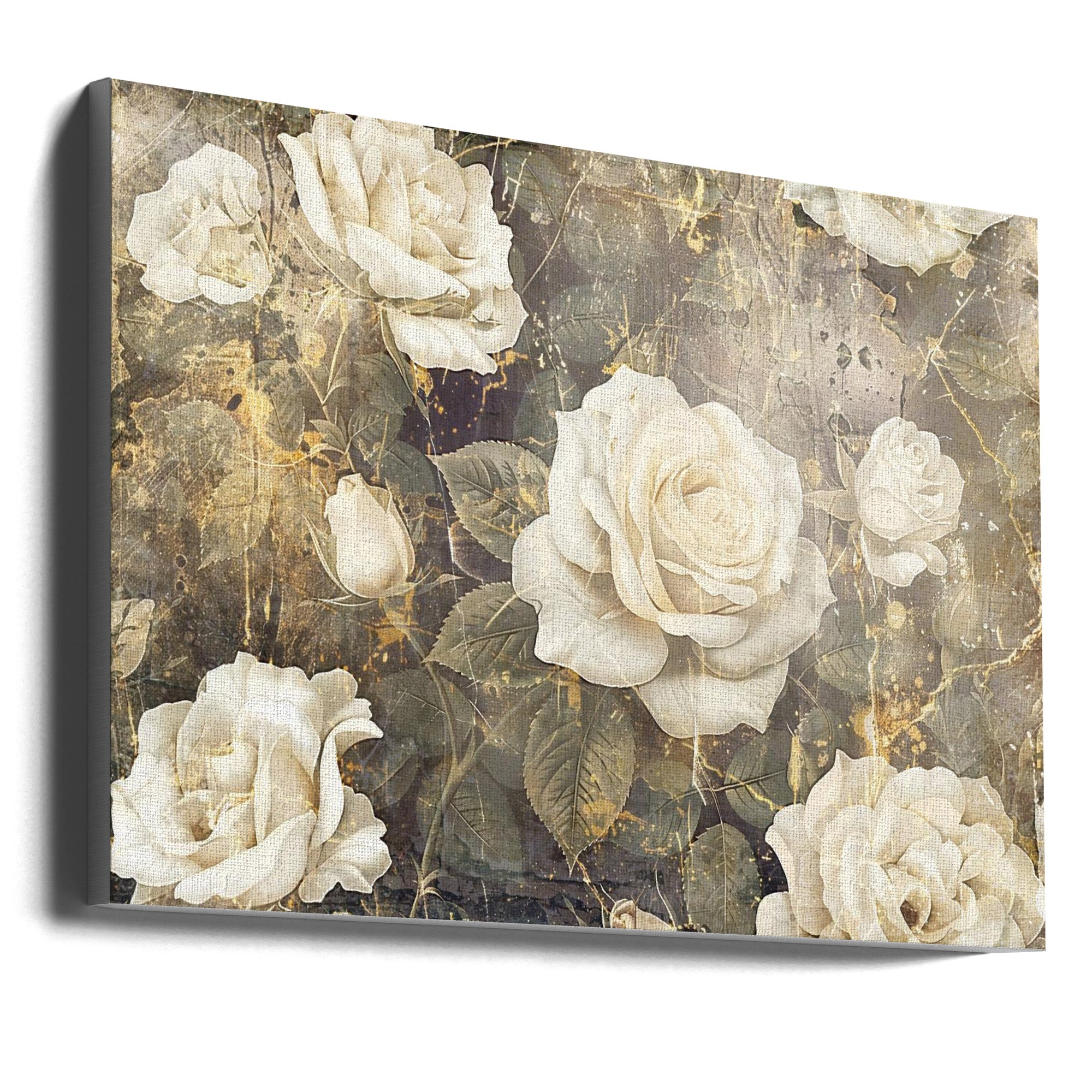 Wall art Flower Floral Art Illustration Wallart 069-canvas-DECOROLALA
