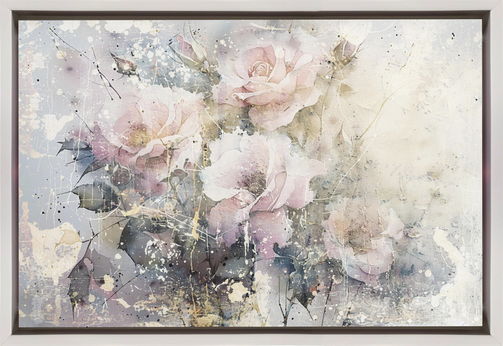 Wall art Flower Floral Art Illustration Wallart 076-canvas-DECOROLALA