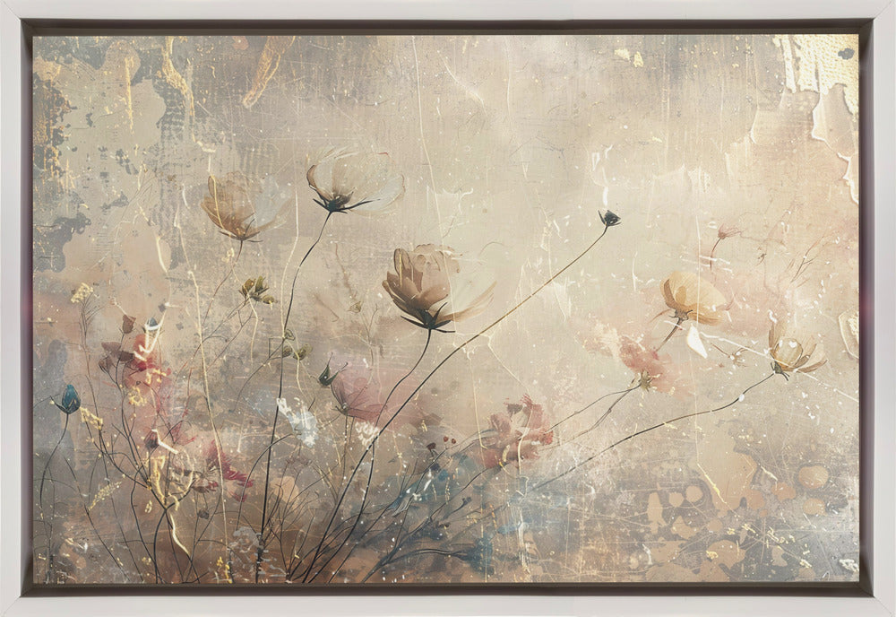Wall art Flower Floral Art Illustration Wallart 113-canvas-DECOROLALA