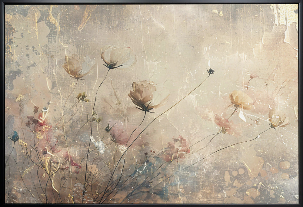 Wall art Flower Floral Art Illustration Wallart 113-canvas-DECOROLALA