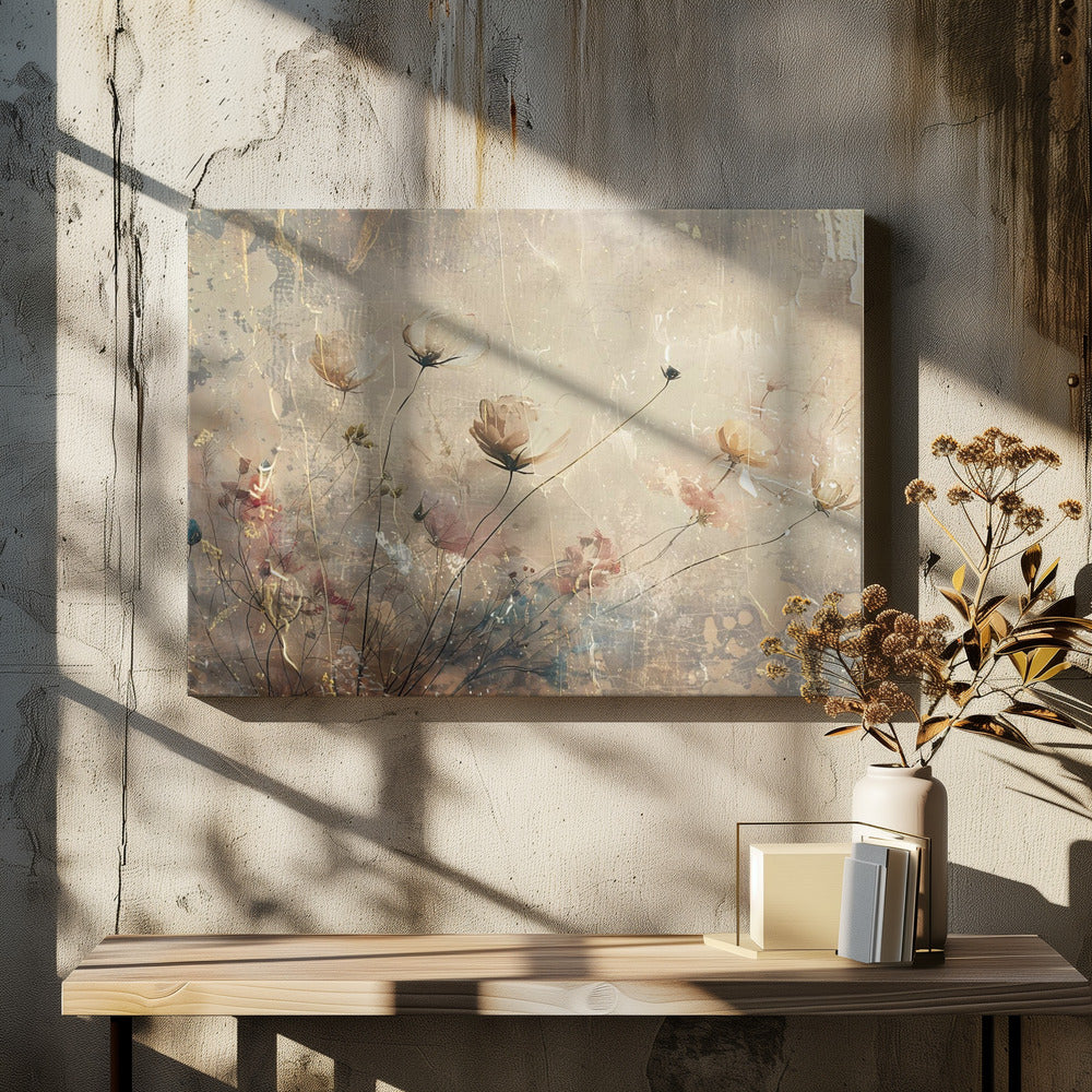 Wall art Flower Floral Art Illustration Wallart 113-canvas-DECOROLALA