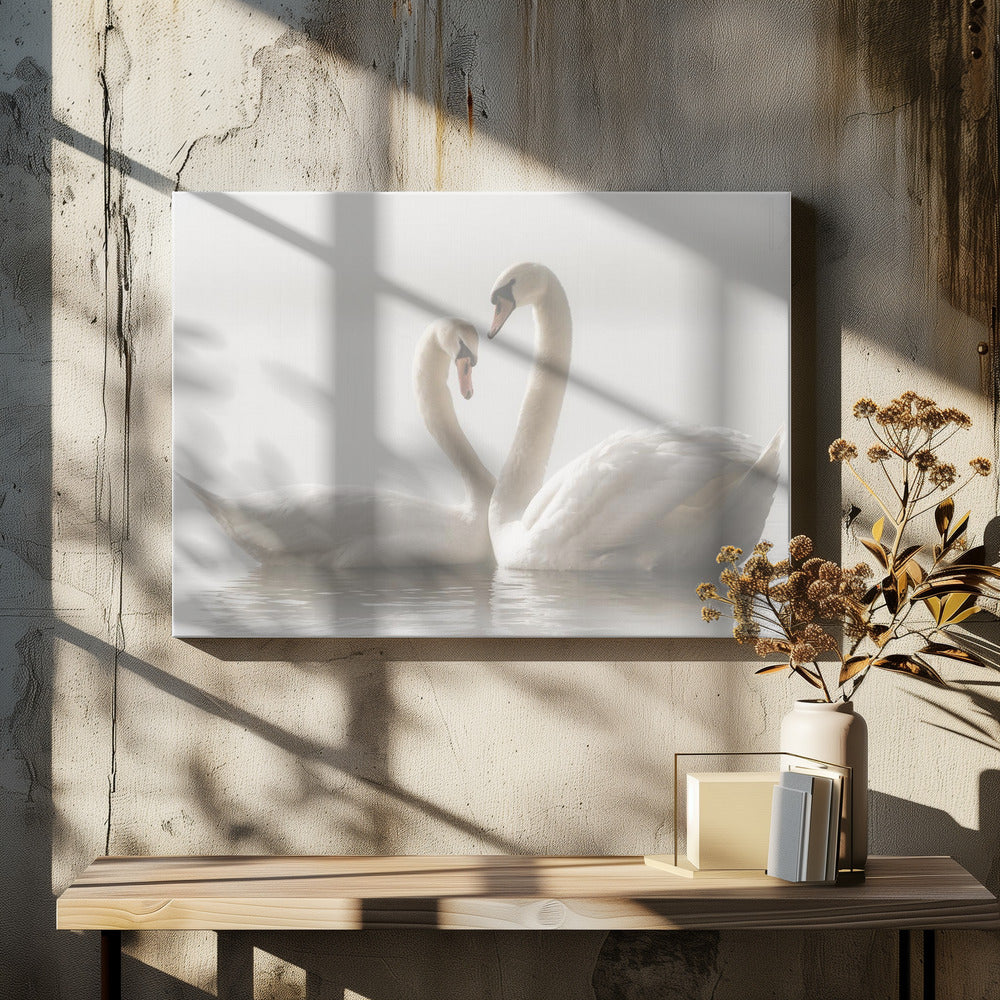 Wall art Forever. Swam-Canvas Print-DECOROLALA