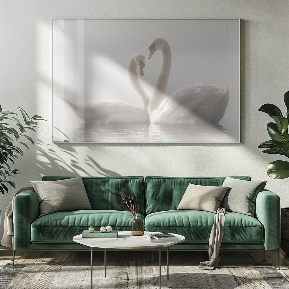 Wall art Forever. Swam-Canvas Print-DECOROLALA