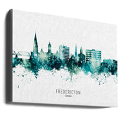 Wall art Fredericton Canada Skyline-Canvas Print-DECOROLALA