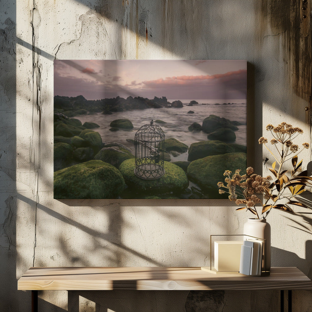 Wall art Free yourself!-Canvas Print-DECOROLALA