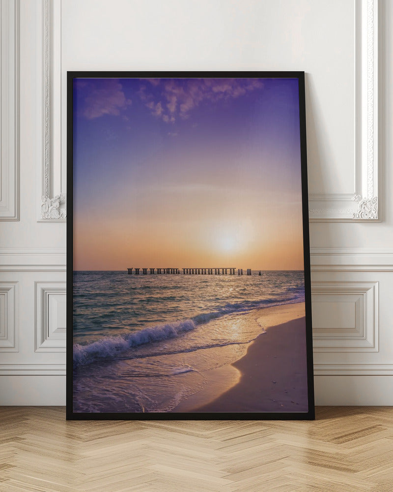 Wall art Gasparilla Island Sunset-canvas-DECOROLALA