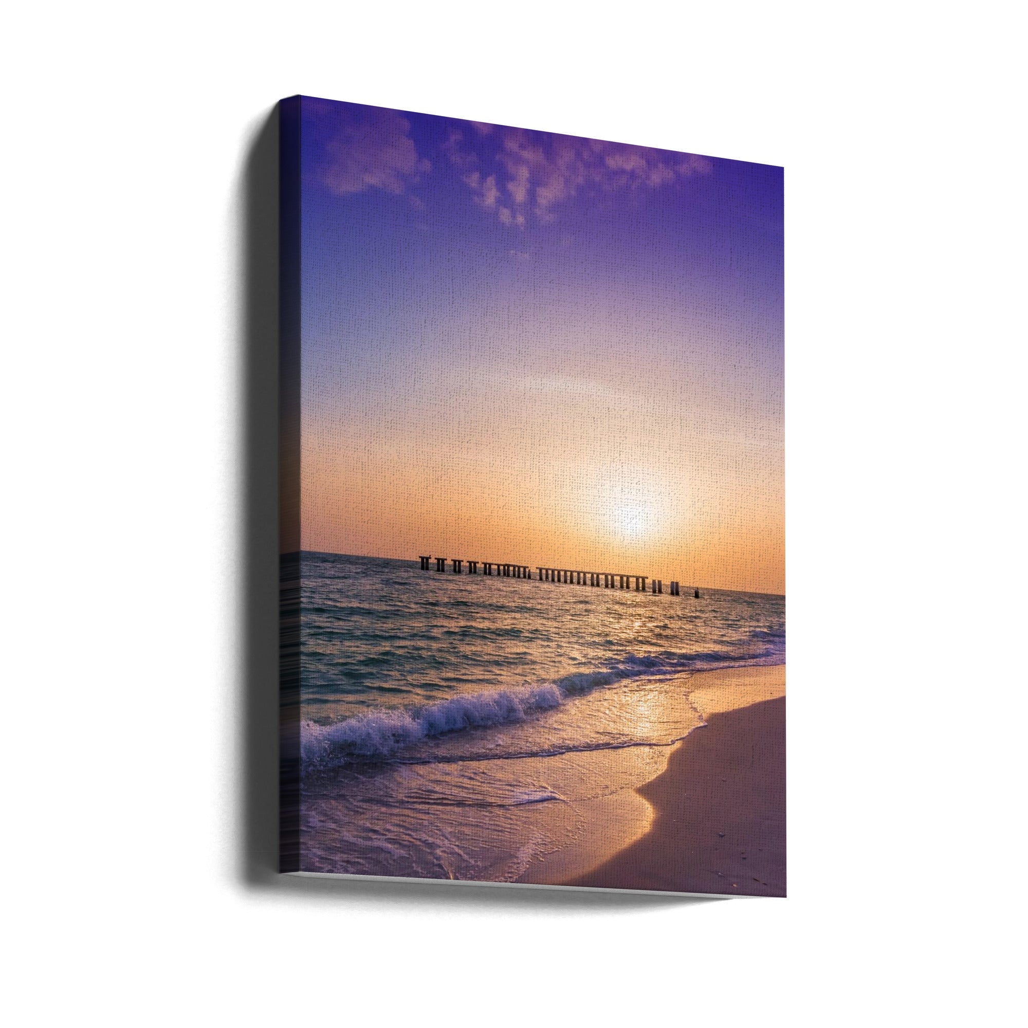 Wall art Gasparilla Island Sunset-canvas-DECOROLALA