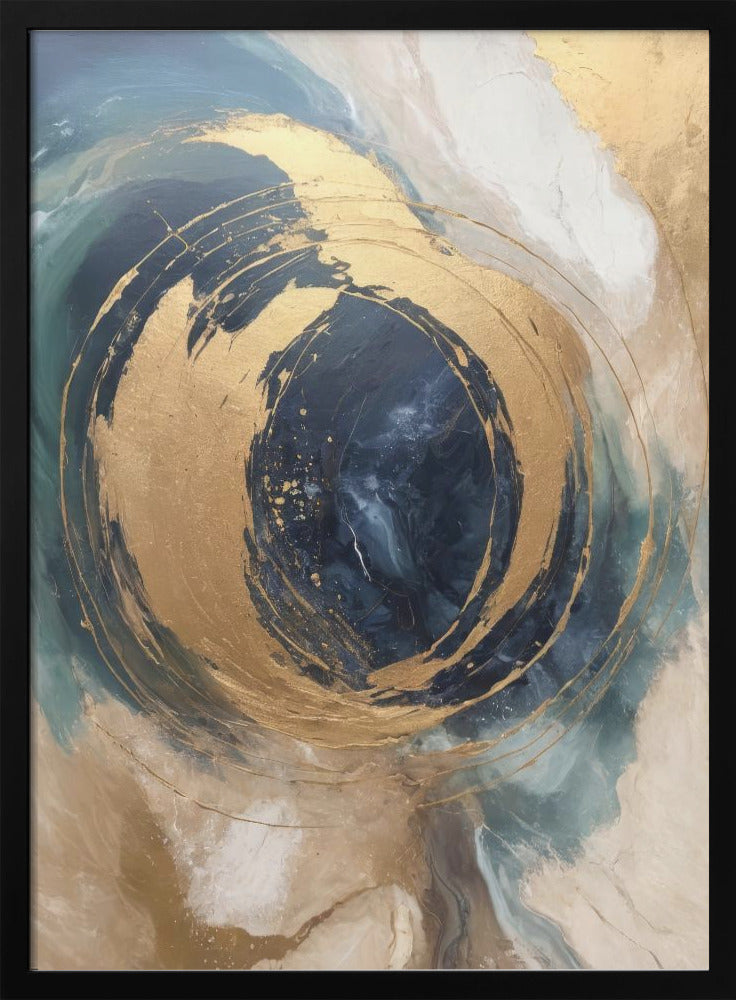 Wall art Golden Vortex-canvas-DECOROLALA