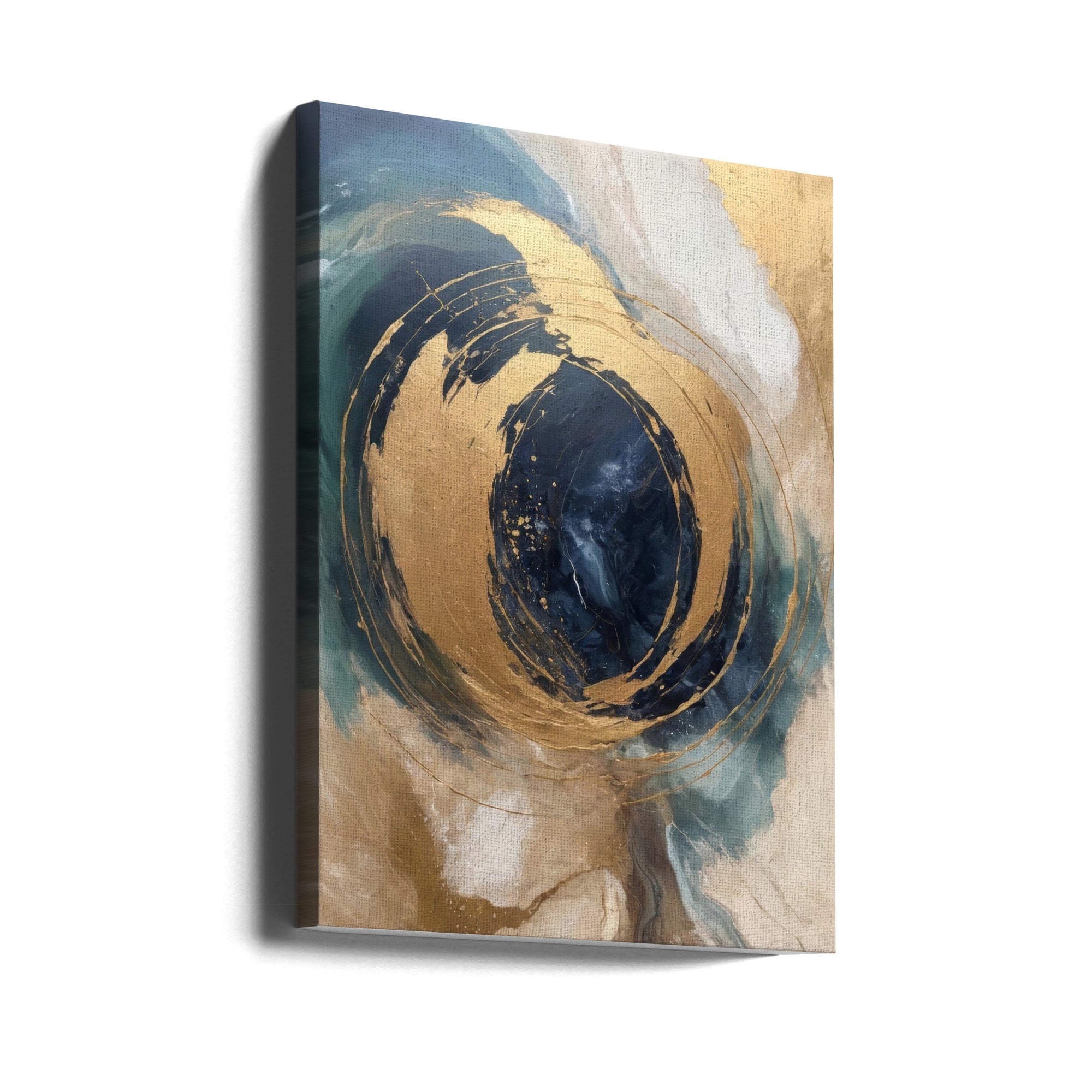 Wall art Golden Vortex-canvas-DECOROLALA