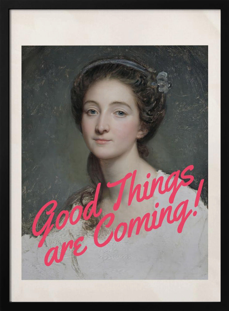 Wall art Good Things Are Coming!-Canvas Print-DECOROLALA