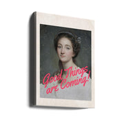 Wall art Good Things Are Coming!-Canvas Print-DECOROLALA
