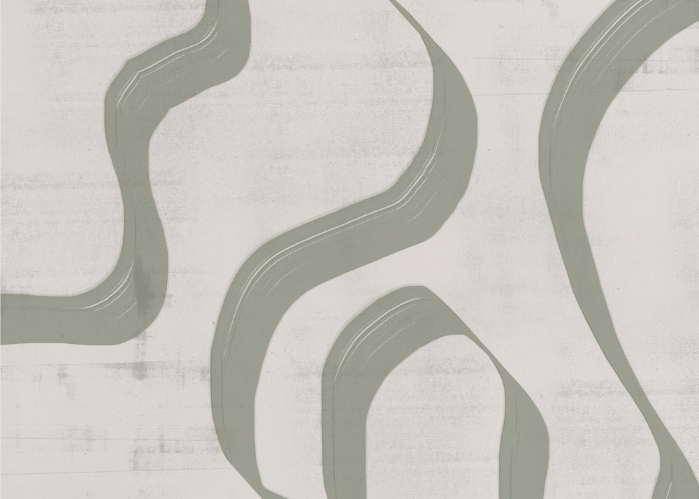 Wall art Green Waves No.2-canvas-DECOROLALA