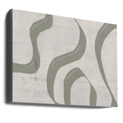 Wall art Green Waves No.2-canvas-DECOROLALA