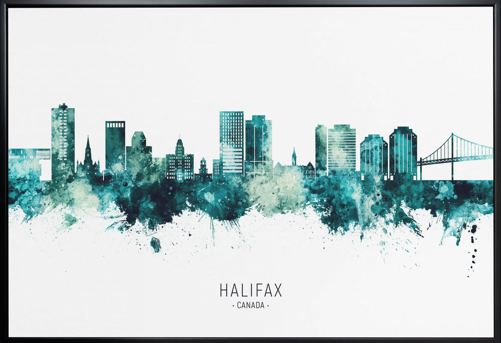 Wall art Halifax Canada Skyline-Canvas Print-DECOROLALA