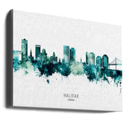 Wall art Halifax Canada Skyline-Canvas Print-DECOROLALA