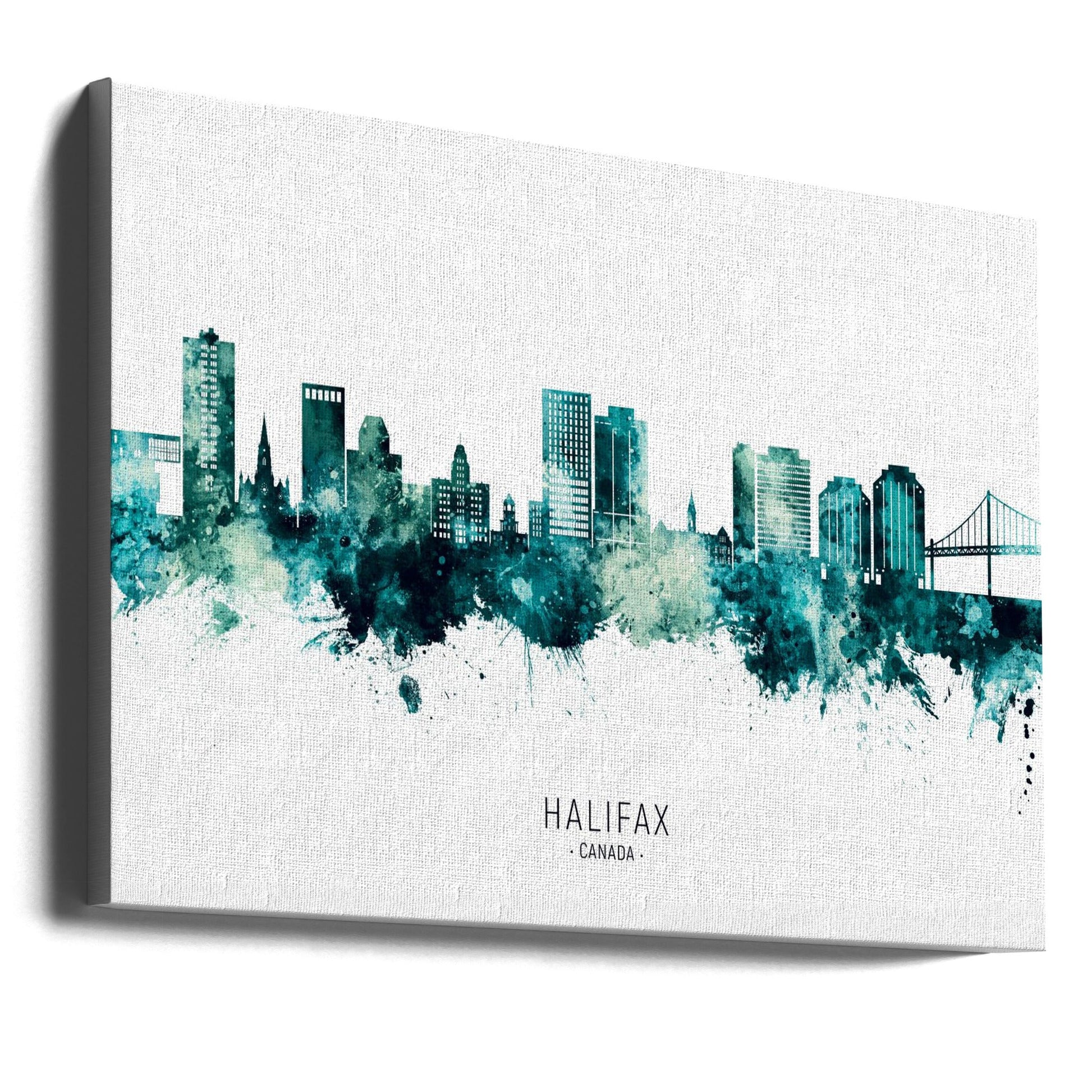 Wall art Halifax Canada Skyline-Canvas Print-DECOROLALA