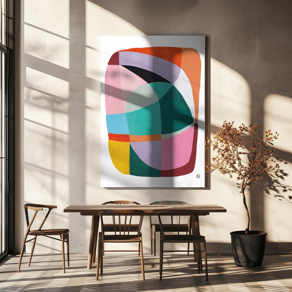 Wall art Happiness 02-canvas-DECOROLALA