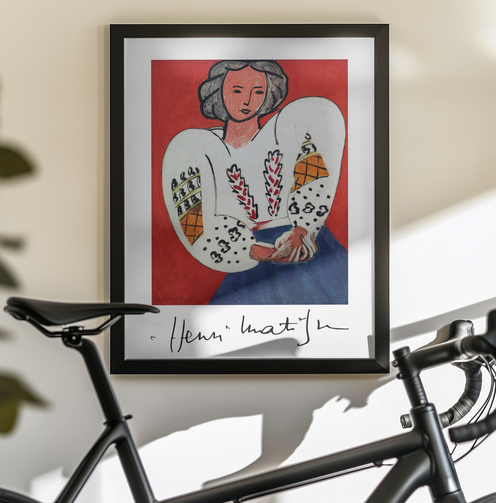 Wall art Henri Matisse, La Camicetta Romena, 1940-canvas prints-DECOROLALA