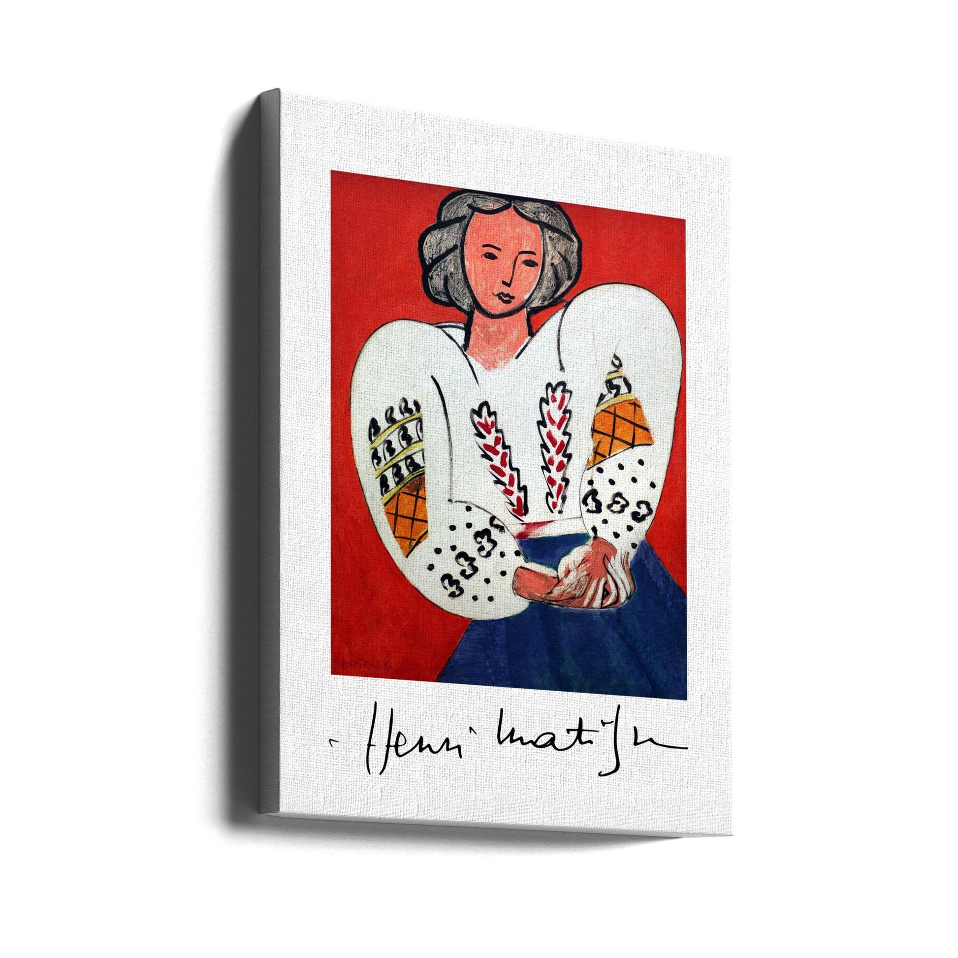 Wall art Henri Matisse, La Camicetta Romena, 1940-canvas prints-DECOROLALA