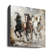 Wall art Horse Vintage Art Illustration 15-canvas-DECOROLALA