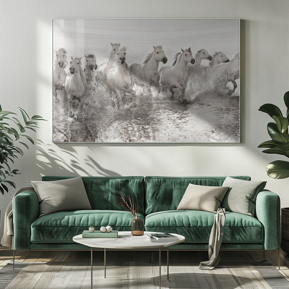 Wall art Illusion of power (13 horse power though)-Canvas Print-DECOROLALA