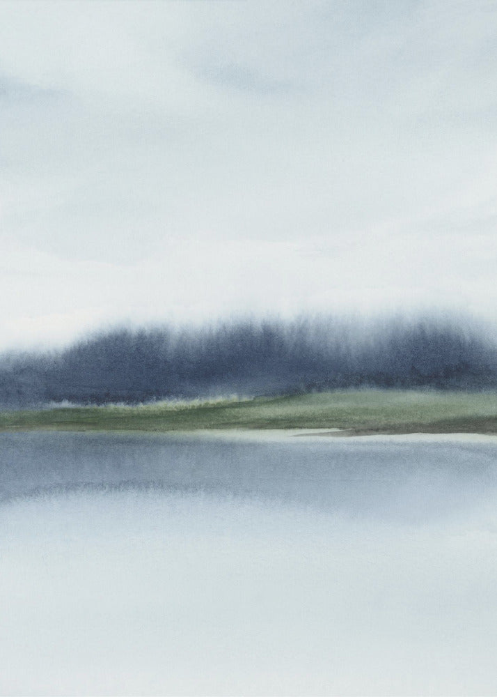 Wall art Indigoforestiii 32x40-canvas-DECOROLALA