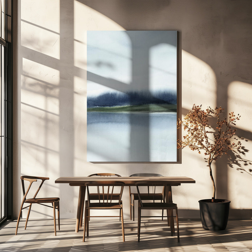 Wall art Indigoforestiii 32x40-canvas-DECOROLALA