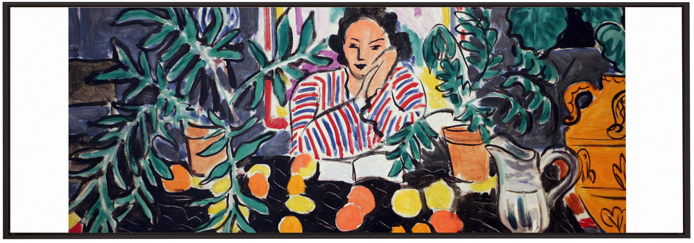 Wall art Interno Con Vaso Etrusco 1940-Canvas Print-DECOROLALA