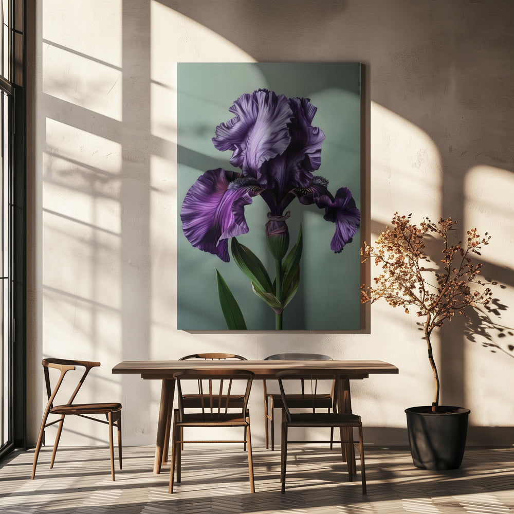 Wall art Iris Fl 10-canvas-DECOROLALA