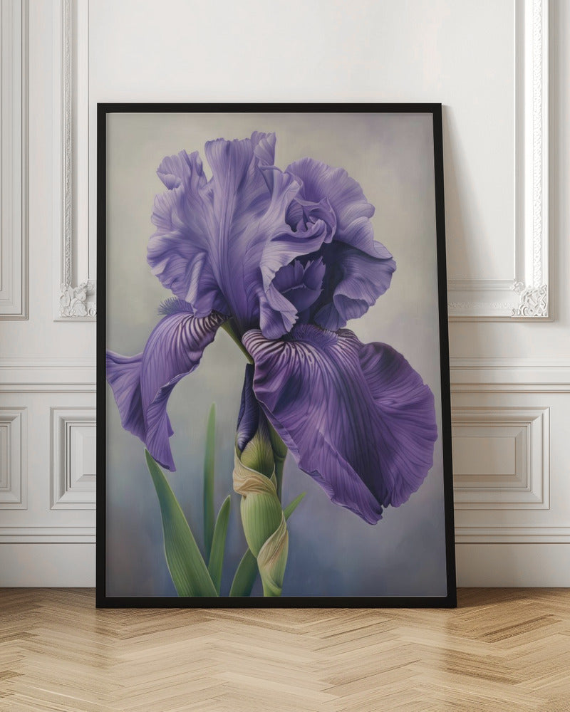 Wall art Iris Fl 100-canvas-DECOROLALA