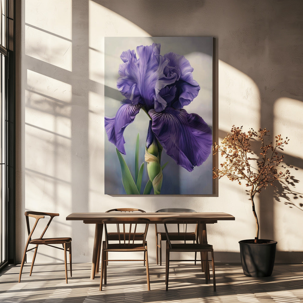 Wall art Iris Fl 100-canvas-DECOROLALA