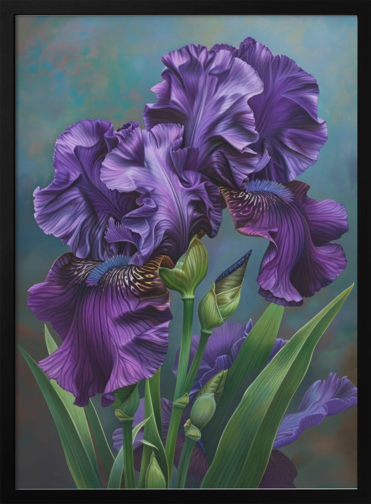Wall art Iris Fl 3-canvas-DECOROLALA
