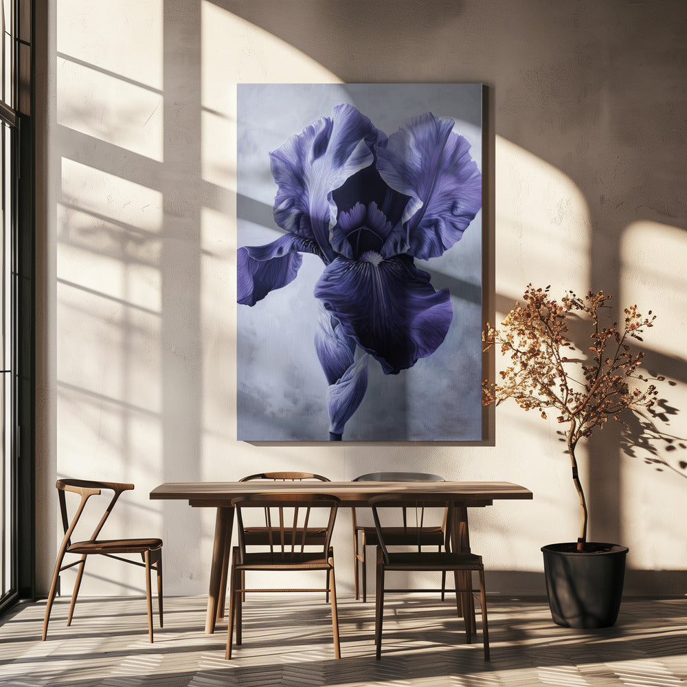 Wall art Iris Fl 95-canvas-DECOROLALA