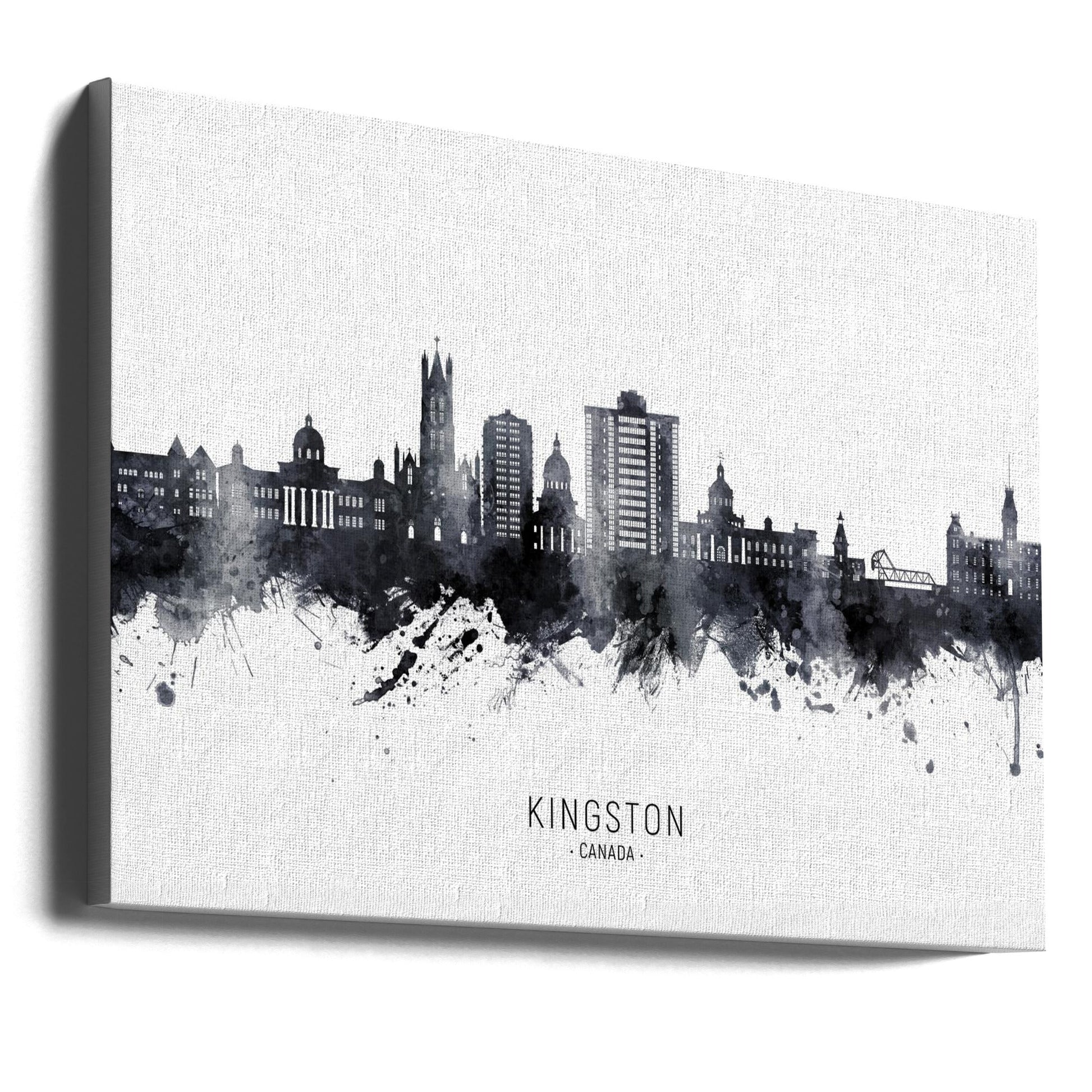 Wall art Kingston Canada Skyline-Canvas Print-DECOROLALA