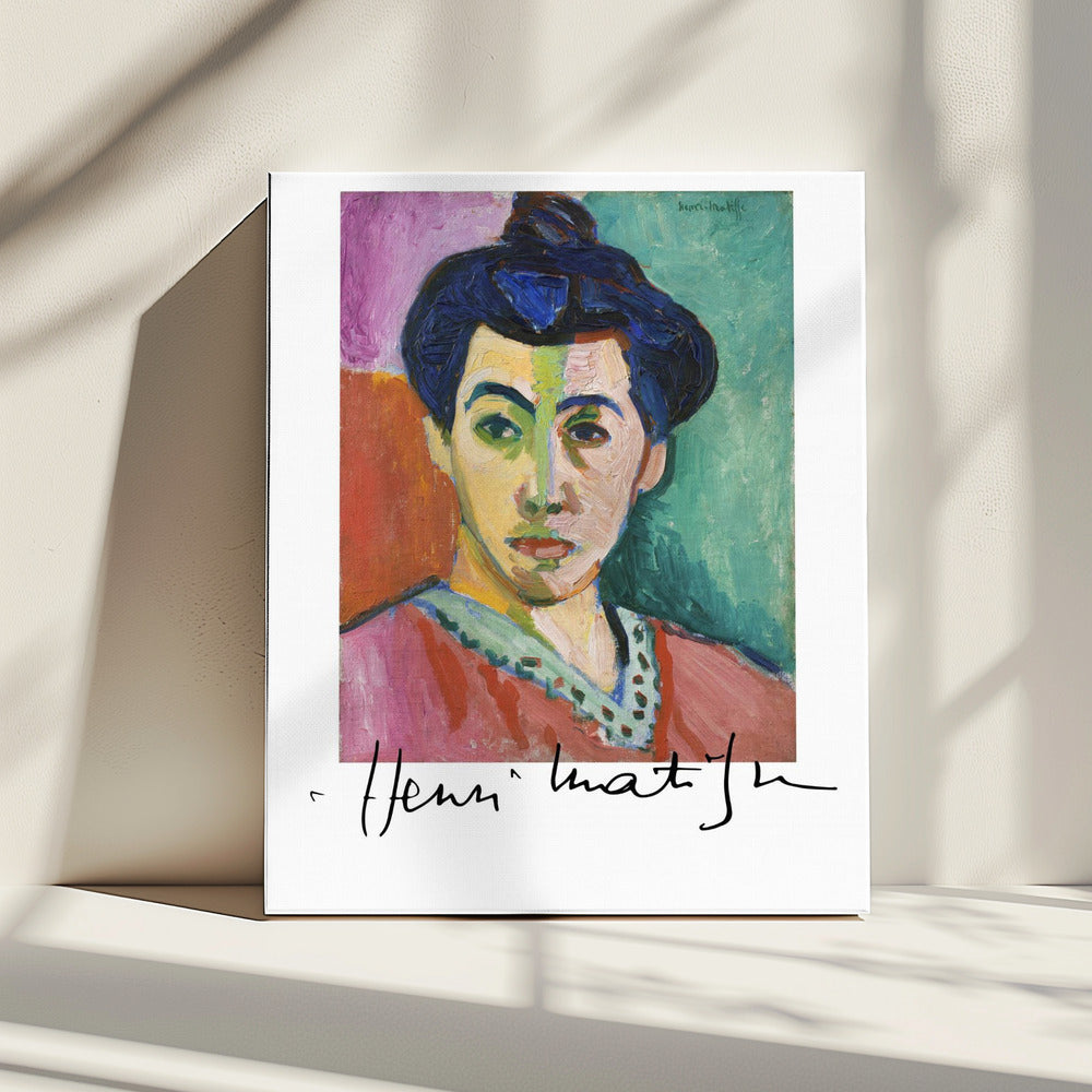 Wall art La Raie Verte With Signature-canvas prints-DECOROLALA