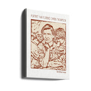Wall art Line Art Minimalist – Portret Van Florence Owens Thompson – Dorothea Lange-Canvas Print-DECOROLALA