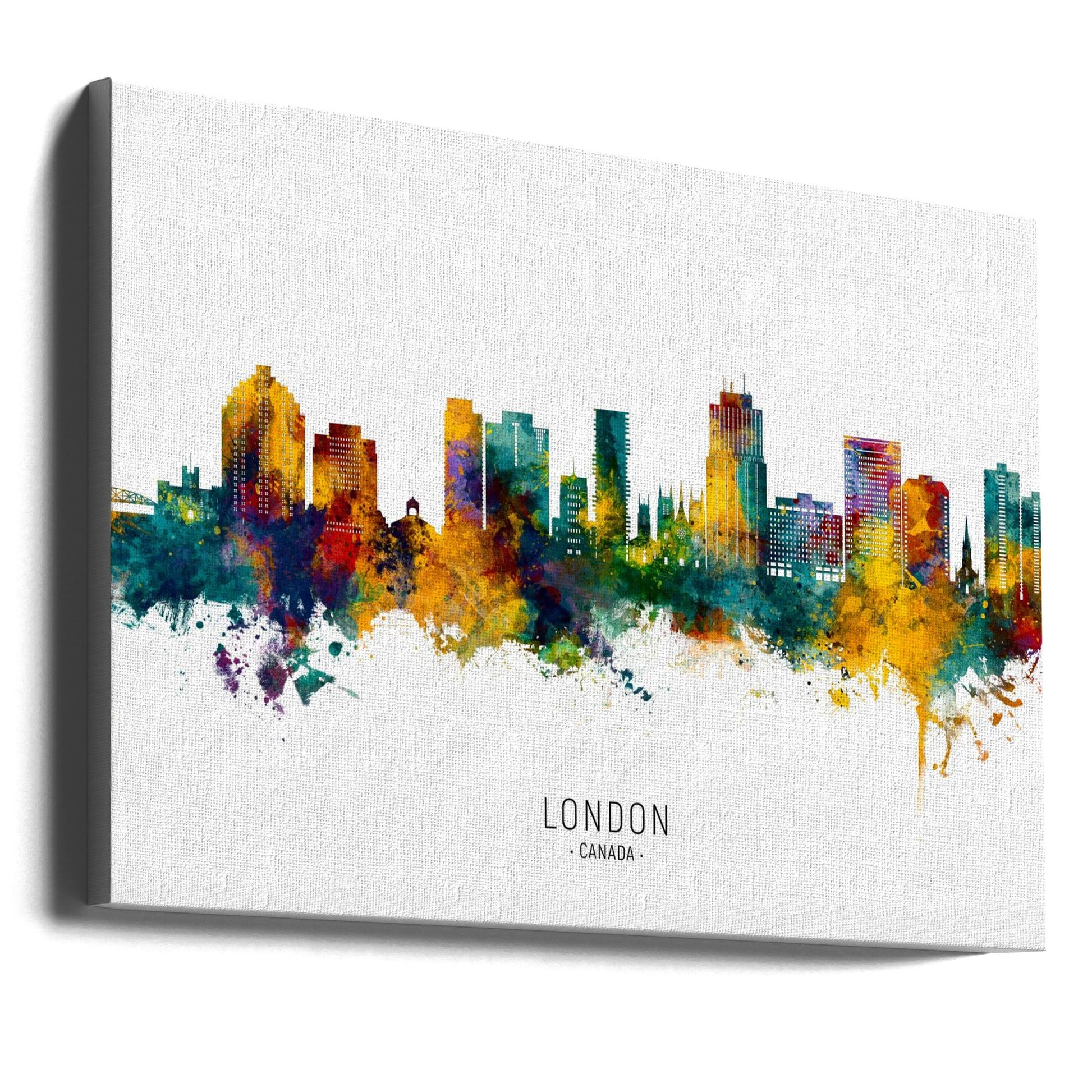 Wall art London Canada Skyline-Canvas Print-DECOROLALA