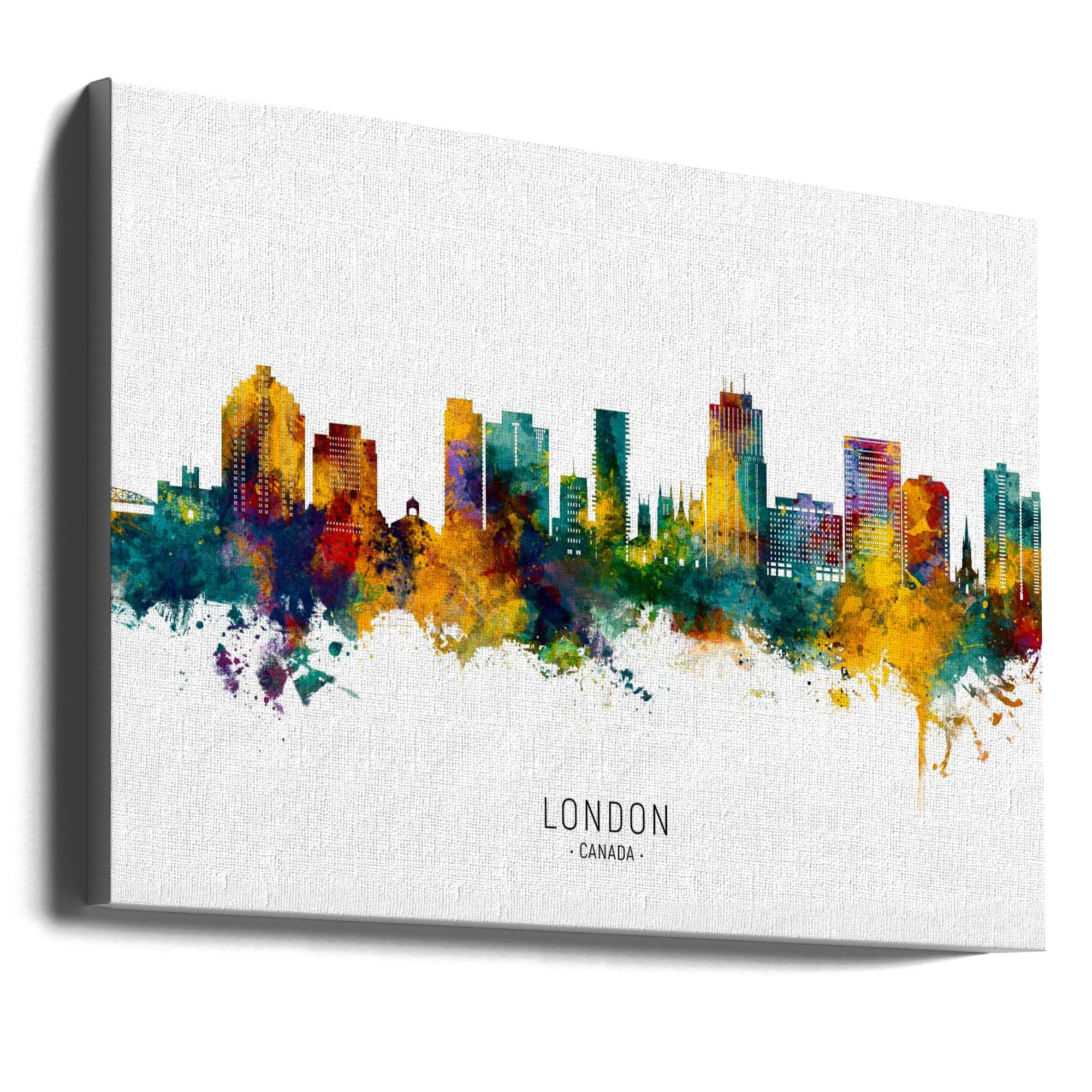 Wall art London Canada Skyline-Canvas Print-DECOROLALA