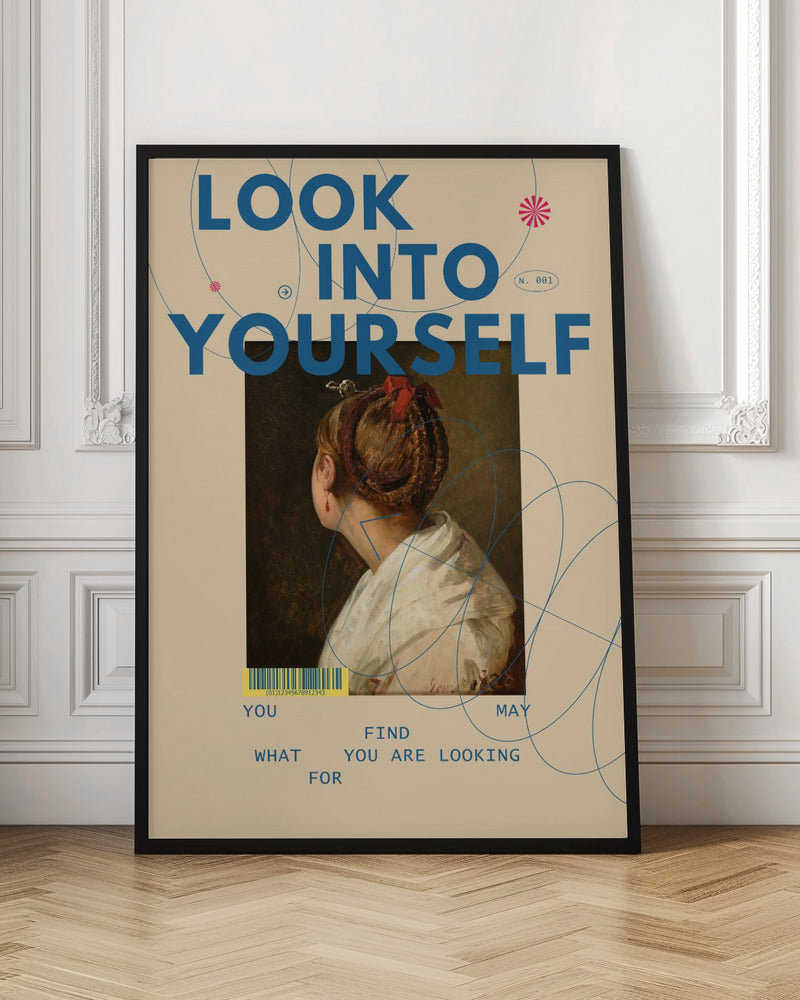 Wall art Look Into Yourself-Canvas Print-DECOROLALA