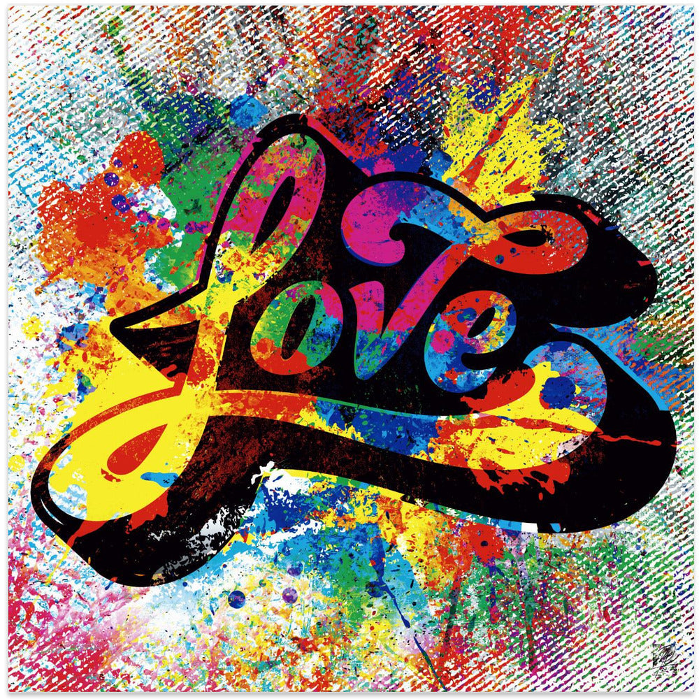 Wall art Love-canvas-DECOROLALA