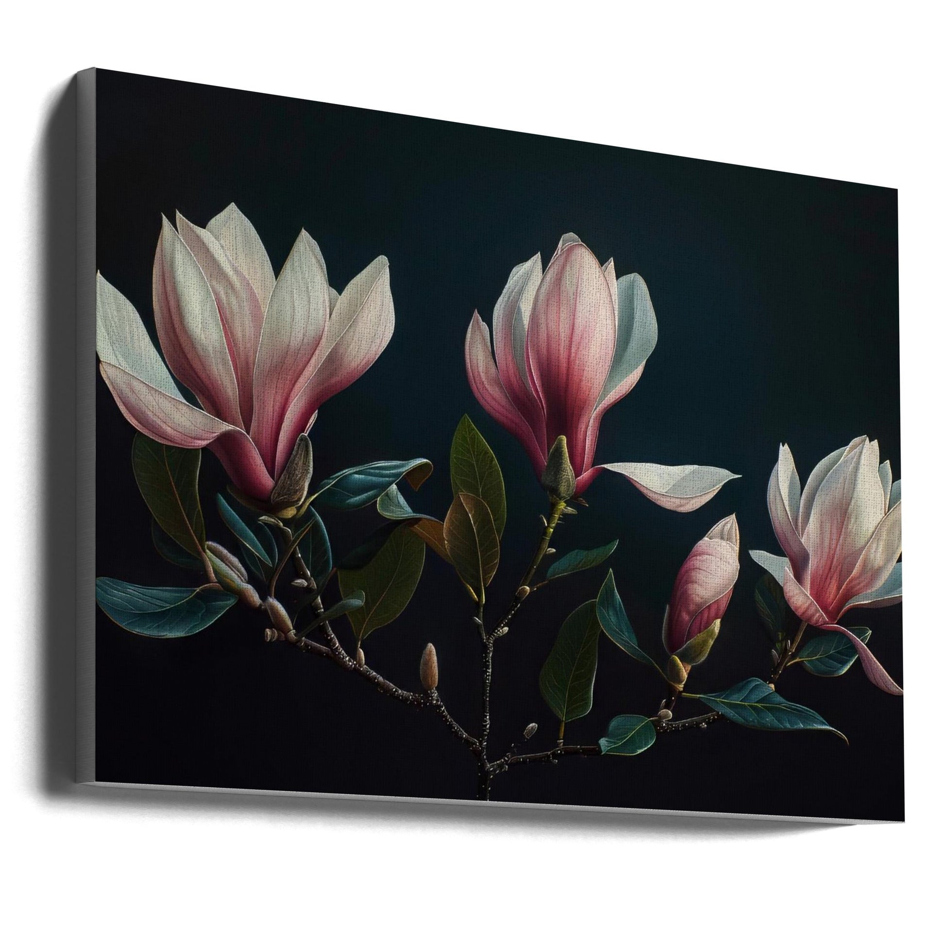 Wall art Lovely Magnolias 25-canvas-DECOROLALA