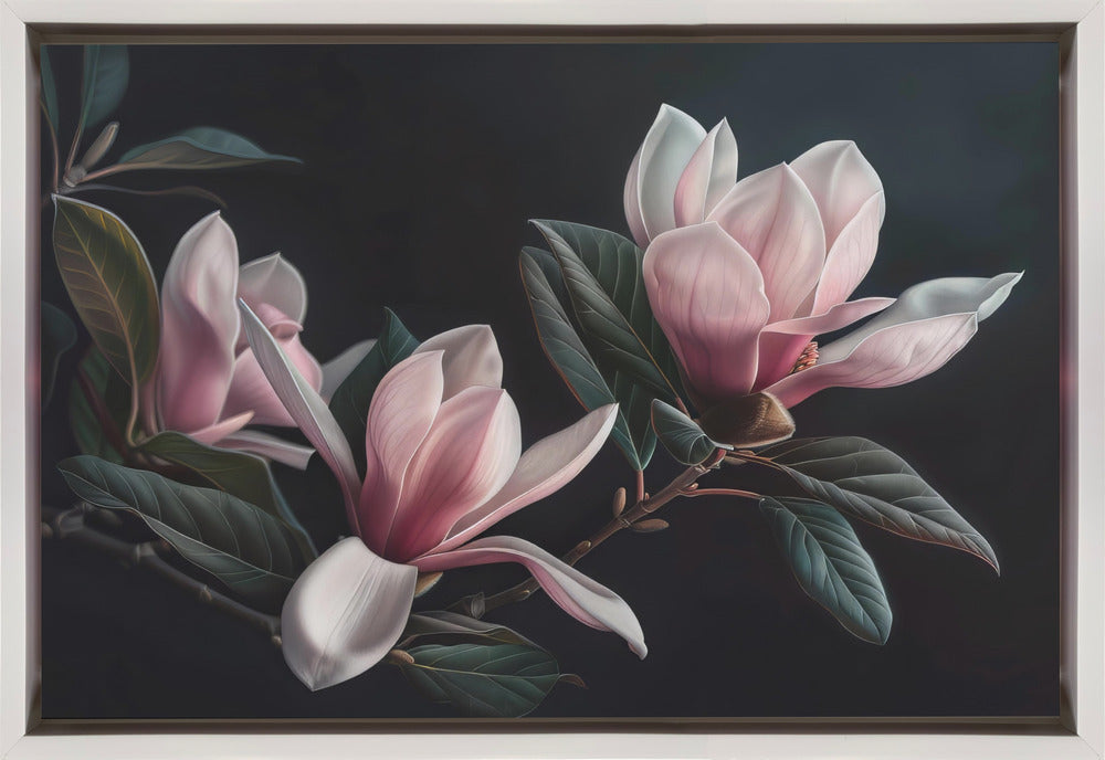 Wall art Lovely Magnolias 26-canvas-DECOROLALA