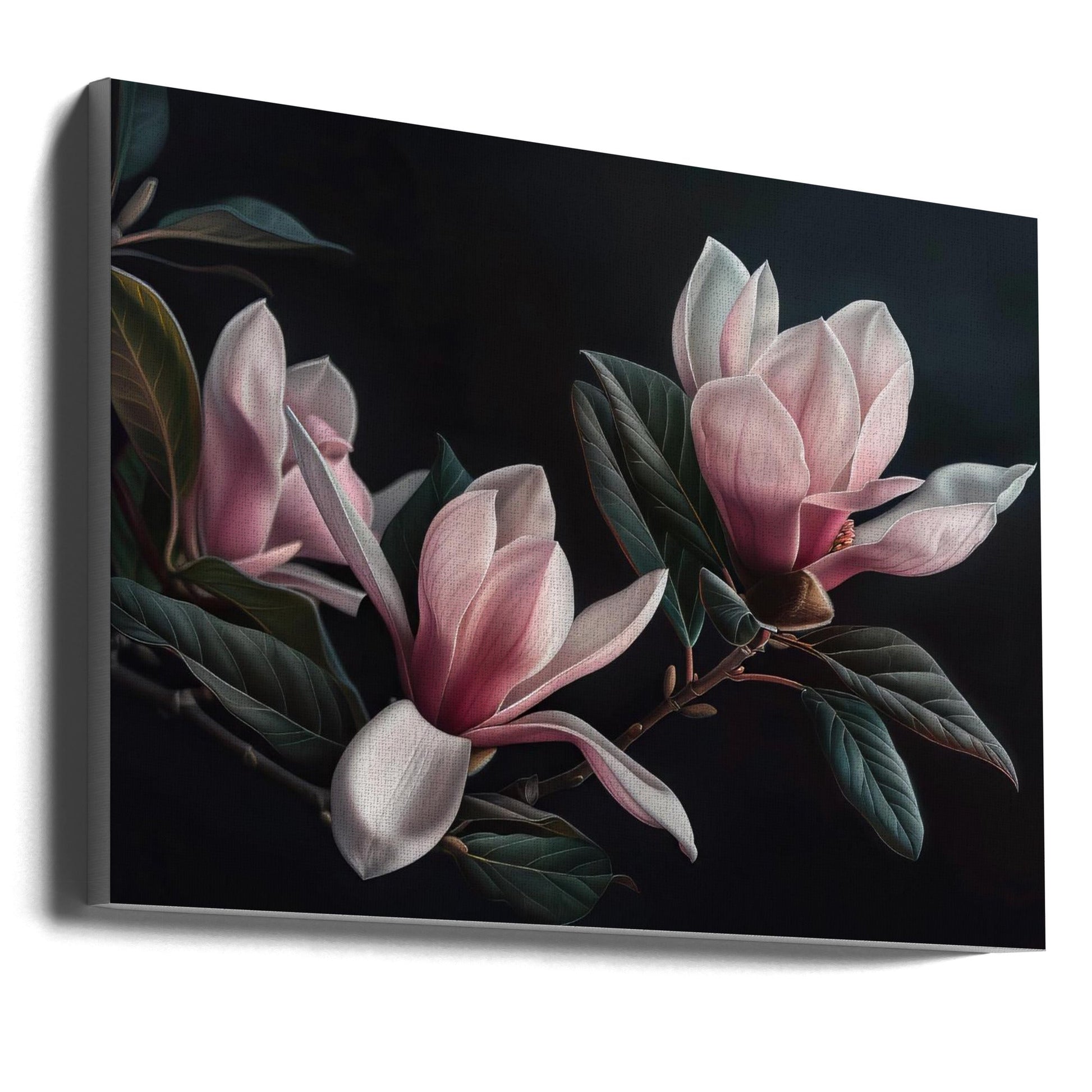 Wall art Lovely Magnolias 26-canvas-DECOROLALA